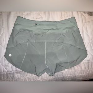 Lululemon Fast and Free Short in light blue/teal 3’’ inseam